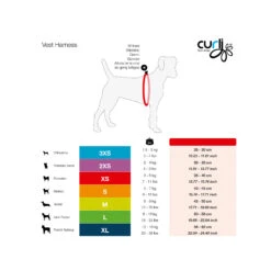 Curli Vest Harness Merino -Beste Hondenartikelen Winkel curli vest harness merino black 175267 2000 none