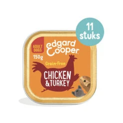 Edgard & Cooper Adult - Kip & Kalkoen - Kuipje -Beste Hondenartikelen Winkel edgard cooper adult kip kalkoen kuipje 173665 1000 none