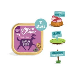 Edgard & Cooper Adult - Wild & Eend - Kuipje -Beste Hondenartikelen Winkel edgard cooper adult wild eend kuipje 173263 1000 none