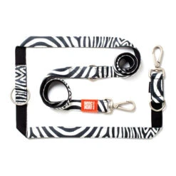 Max & Molly Multi-Function Hondenriem - Zebra -Beste Hondenartikelen Winkel max molly multi function hondenriem zebra 141902 2000 none