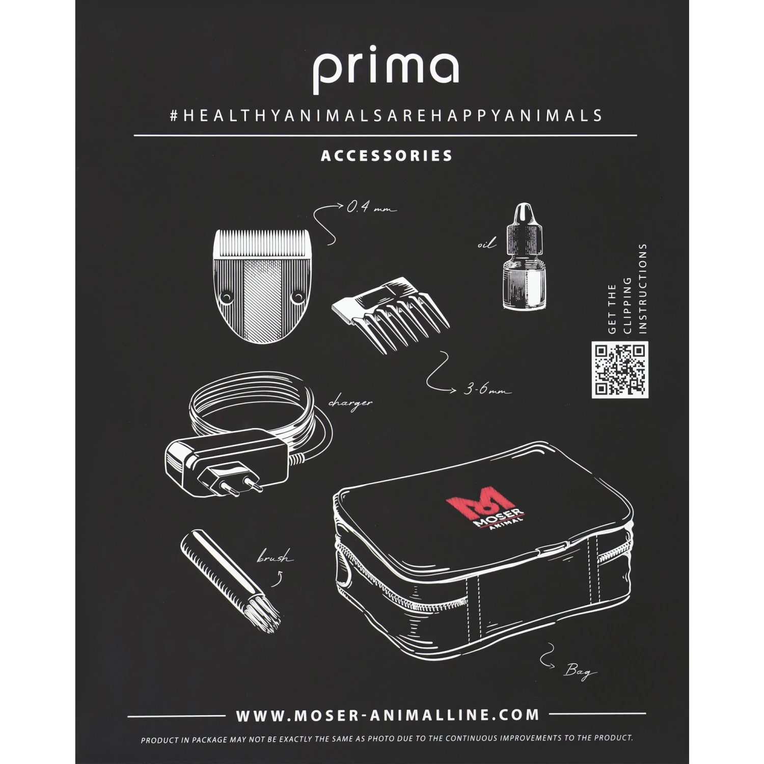 Moser - Tondeuse Prima Oplaadbaar 6 Moser - Tondeuse Prima Oplaadbaar - Afbeelding 4