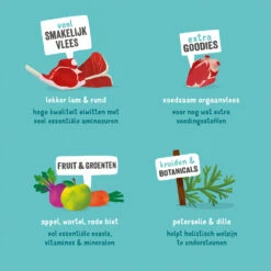 Edgard & Cooper Adult - Lam & Rund - Kuipje -Beste Hondenartikelen Winkel edgard cooper adult lam rund kuipje 168639 1000 none