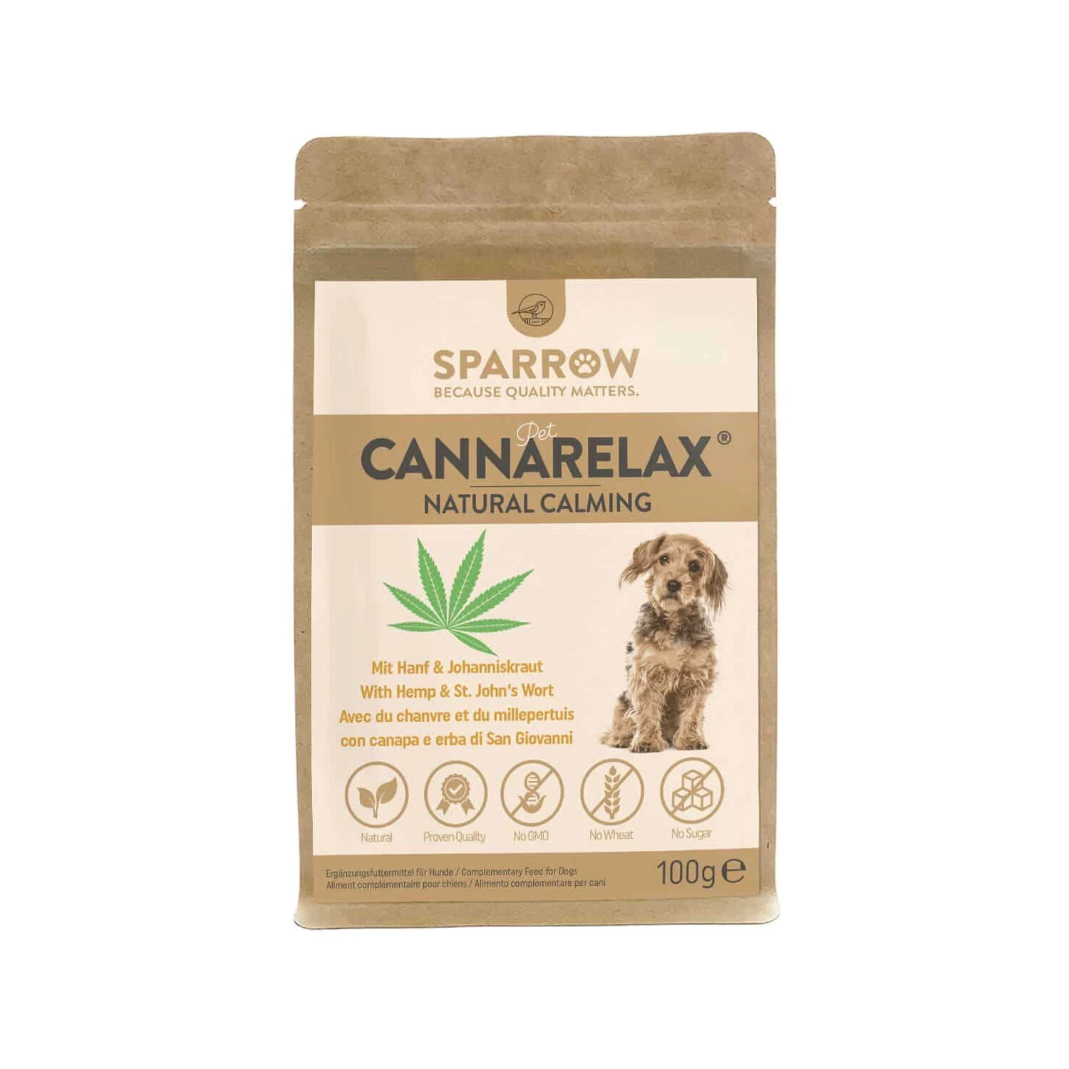 SPARROW Pet CannaRelax 4 SPARROW Pet CannaRelax - Afbeelding 2